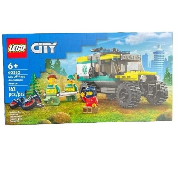 Lego City 40582 4x4 Off Road Ambulance Rescue Set 162 pieces Jeep Bike New Boxed